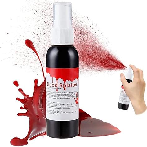 spraying fake blood on clothes|halloween costumes with blood.